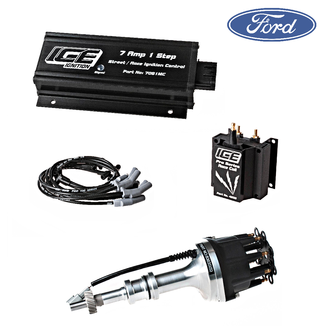 Ford Big Block "385 Series" 429-460 V8 - 7061MC 7 Amp 1 Step Street Race Ignition Kit