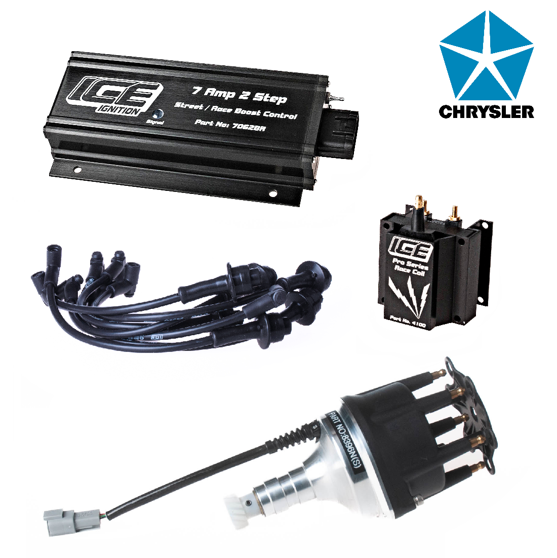Chrysler Slant 6 - 7062BR 7 Amp 2 Step Boost Series Ignition Kit