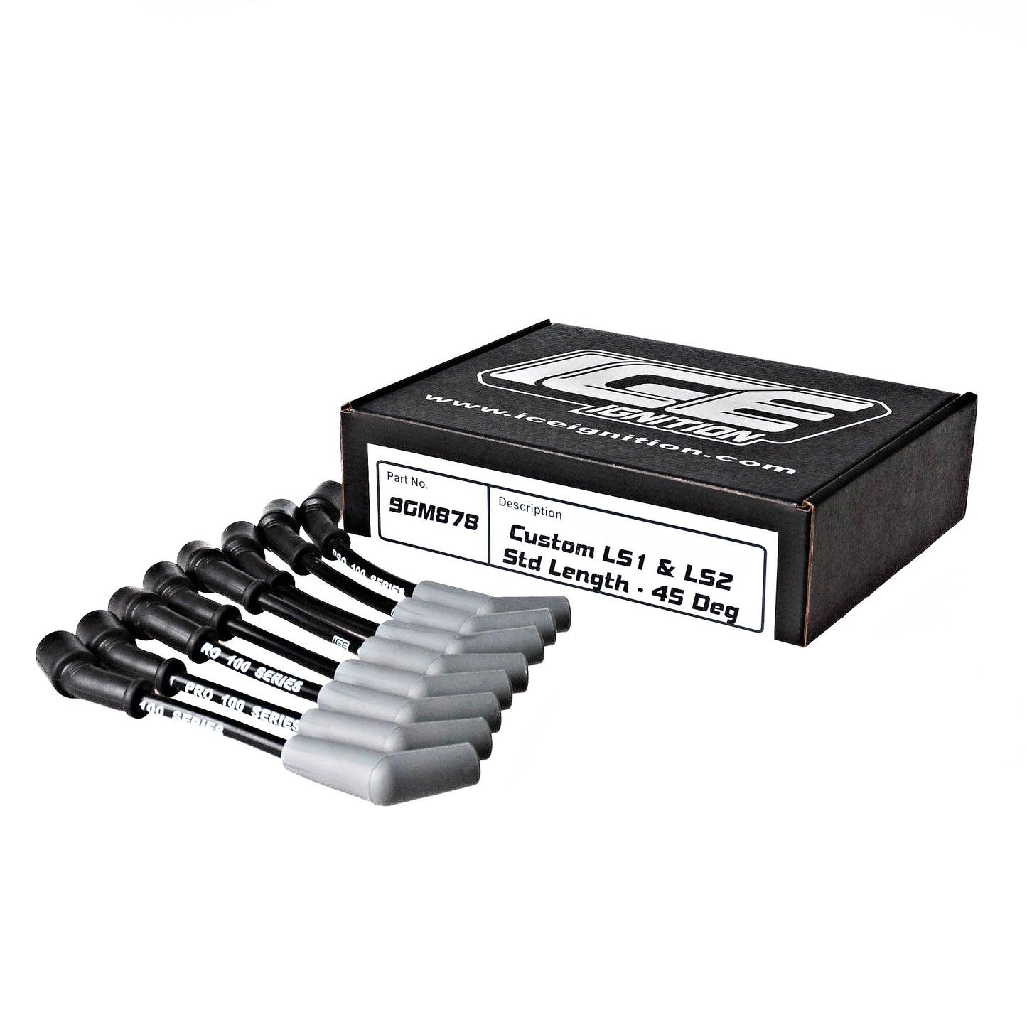 (9GM878) GM LS V8 - 45 Coil & 45 Plug Boots