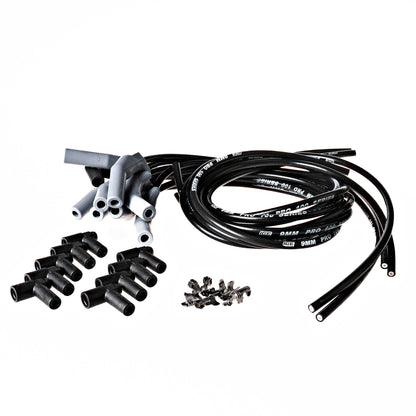 (9MMPGU) - 8cyl DIY Unfinished Lead Set - Pistol Grip Plug Boots - HEI Cap