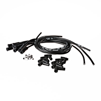 (9MMSTU) - 8cyl DIY Unfinished Lead Set - Straight Plug Boots - HEI Cap