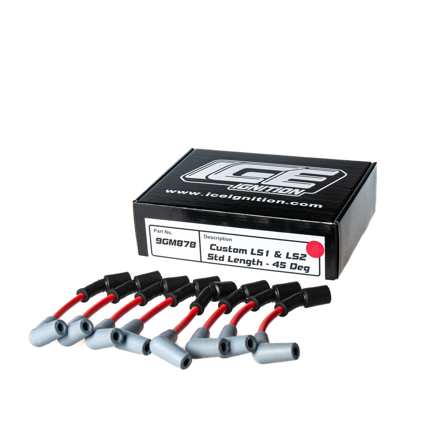 (9GM878) GM LS V8 - 45 Coil & 45 Plug Boots